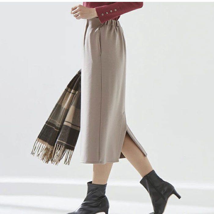 BACKYARD FAMILY「スカート ミモレ丈 オフィス 通販 タイトスカート ロングスカート ミディアム丈スカート」|スカート|