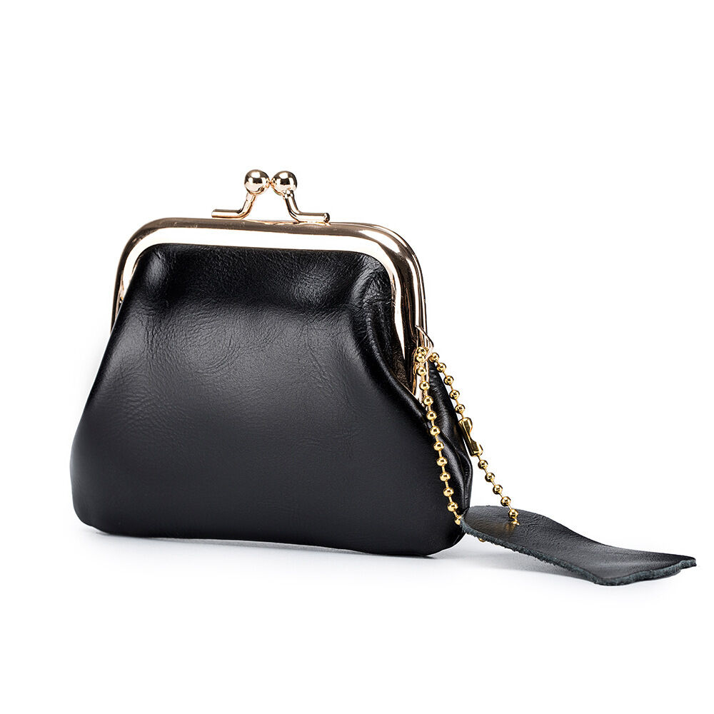 BACKYARD FAMILY「コインケース 革 通販 がま口 小銭入れ 財布 さいふ ウォレット レザー 革コインケース 口金」|コインケース|ブラック1