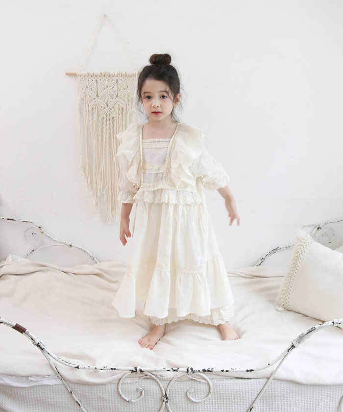 BACKYARD FAMILY「キッズ パジャマ 女の子 ジュニア 通販 ワンピース 55012201 パジャマドレス」|その他|