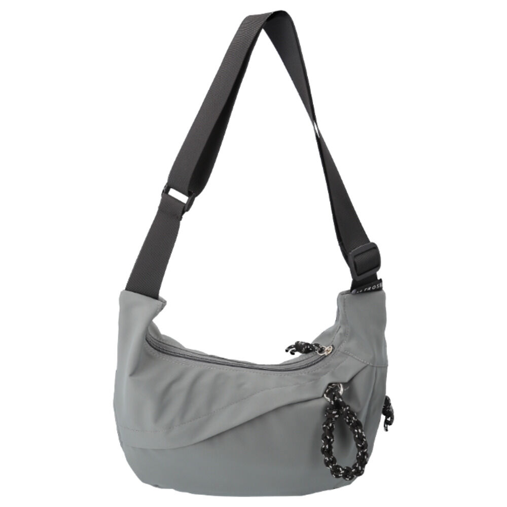 BACKYARD FAMILY「ショルダーバッグ ナイロン ミニ 軽量 多収納 レディース 通販 ショルダーバック 斜めがけバッグ」|ショルダー・メッセンジャー|グレー1