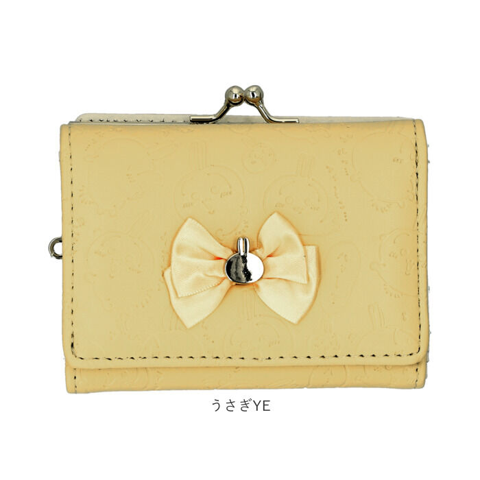 BACKYARD FAMILY「財布 ちいかわ 通販 口金財布 ミニ口金財布 三つ折り財布 サテンリボン付き がま口財布 さいふ」|財布|