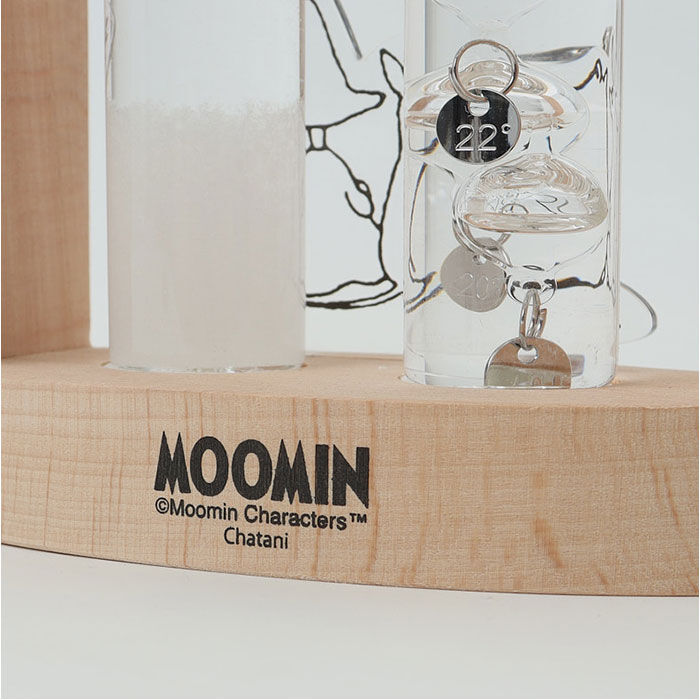 BACKYARD FAMILY「温度計 おしゃれ 通販 ストームグラス インテリア温度計 ガラスフロート温度計 木枠 かわいい」|クロック・置時計|