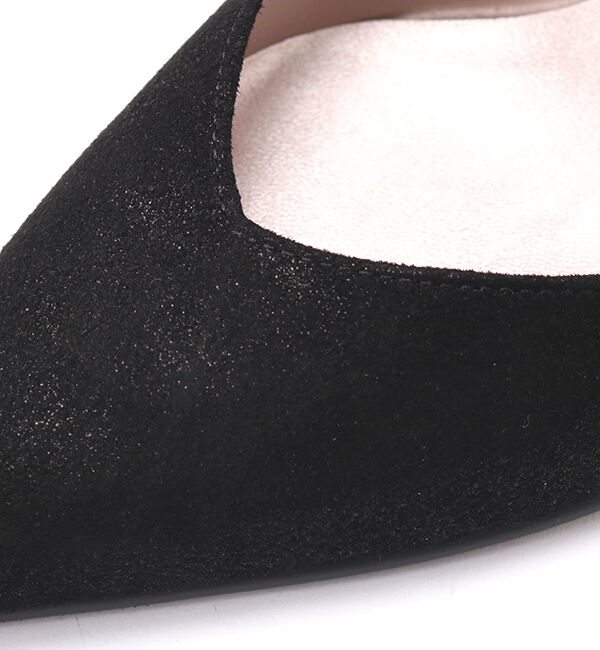 銀座かねまつ「LSDT2101METBLK 【防水】【本革】アクアベルパンプス」|レインシューズ|