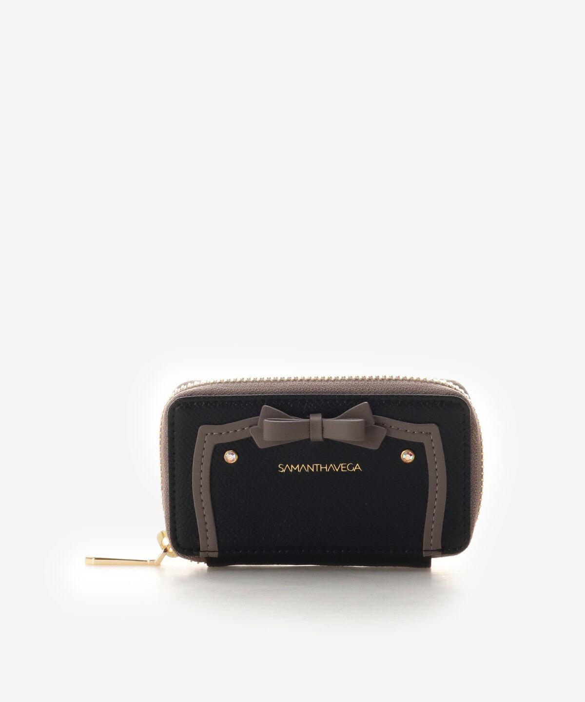 Samantha Vega「ソリッドリボンキーケース」|キーケース|ブラック