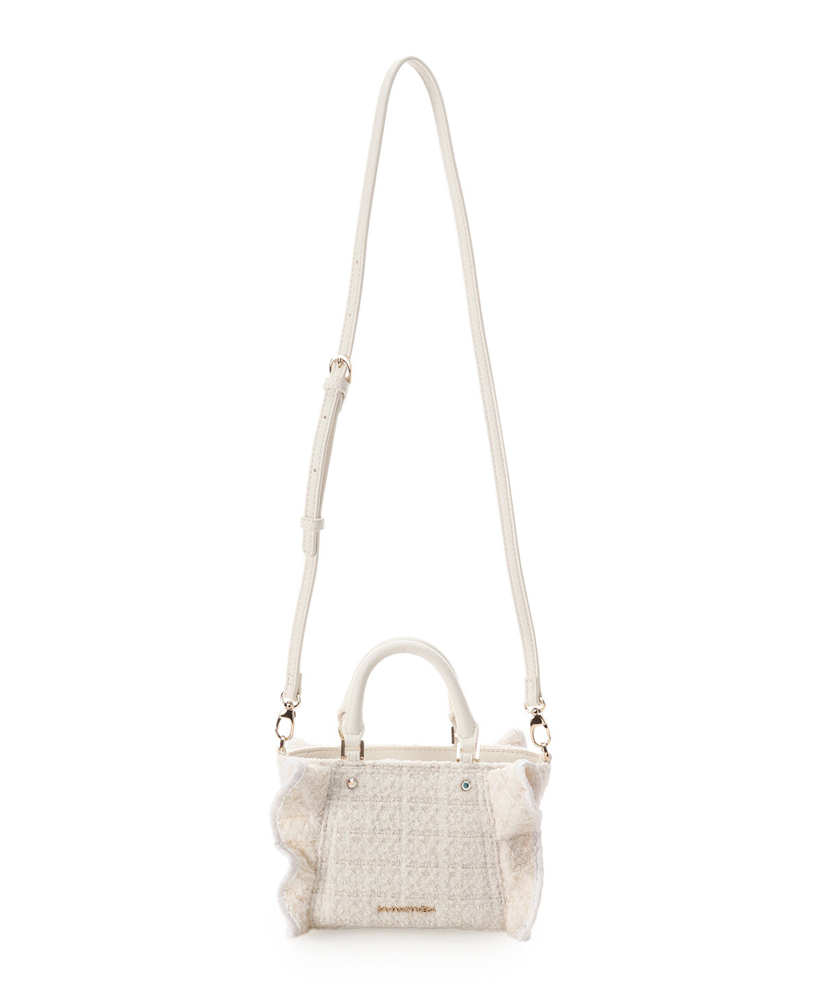 Samantha Vega「ツイードフリルミニショルダーバッグ」|ショルダー・メッセンジャー|