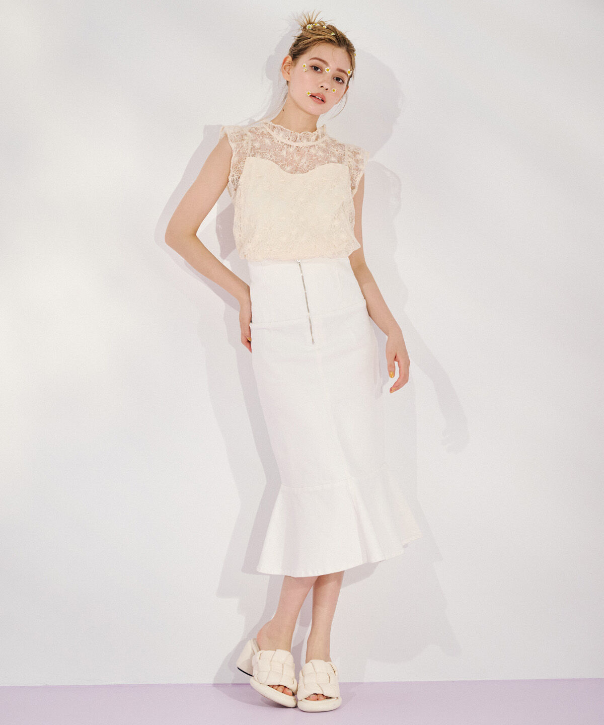 REDYAZEL「デニムマーメイドスカート」|スカート|