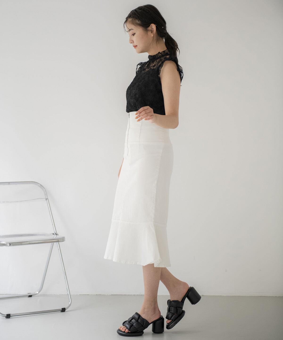 REDYAZEL「デニムマーメイドスカート」|スカート|