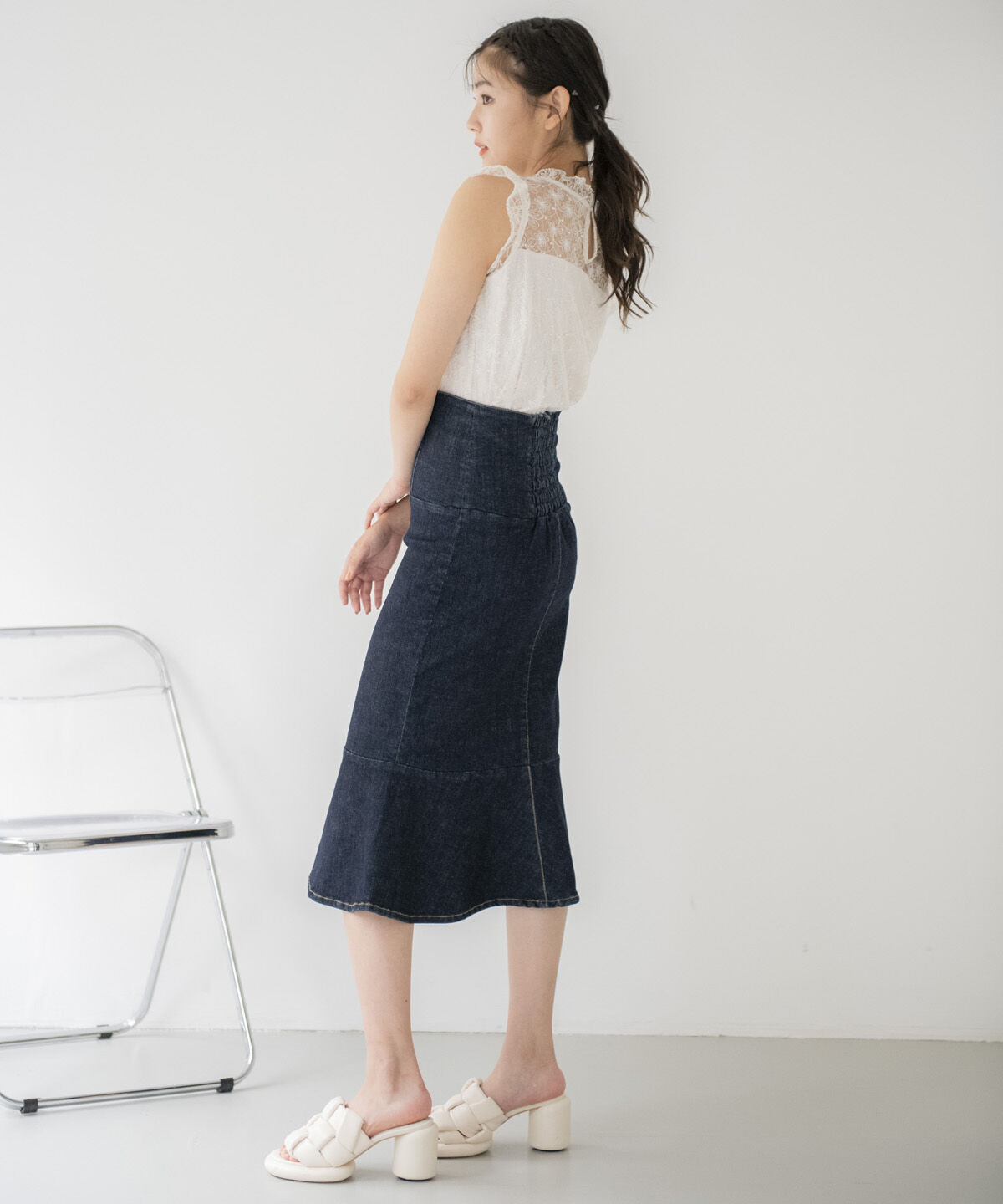 REDYAZEL「デニムマーメイドスカート」|スカート|