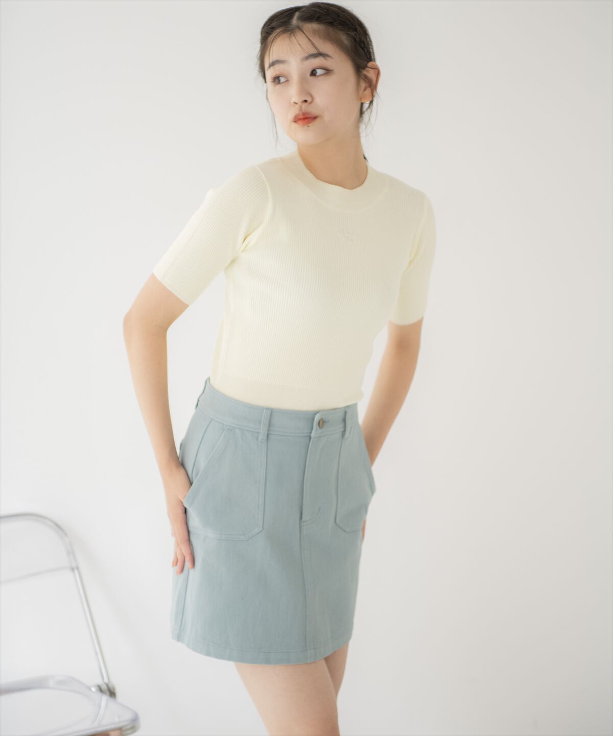 REDYAZEL「ロゴ刺繍ニット」|ニット・セーター|