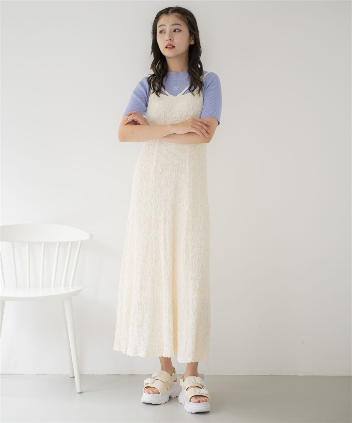 REDYAZEL「ロゴ刺繍ニット」|ニット・セーター|