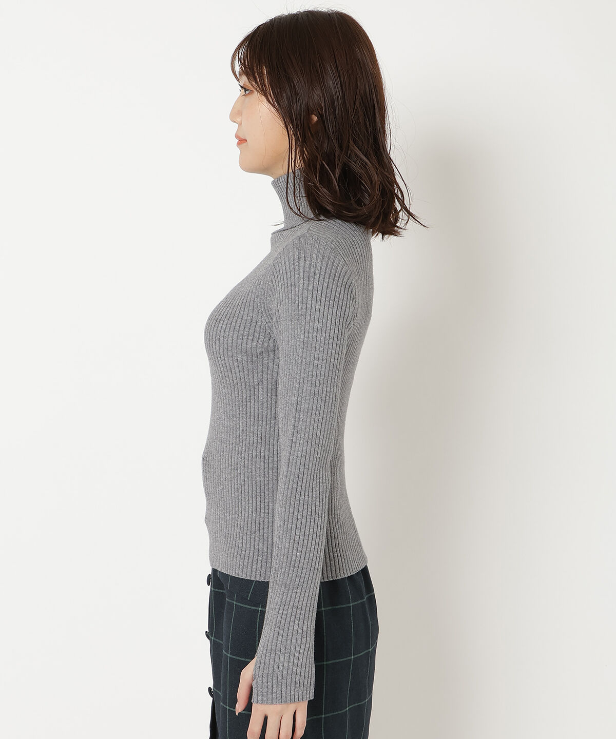 REDYAZEL「フィンガーホールタートルネックニット」|ニット・セーター|