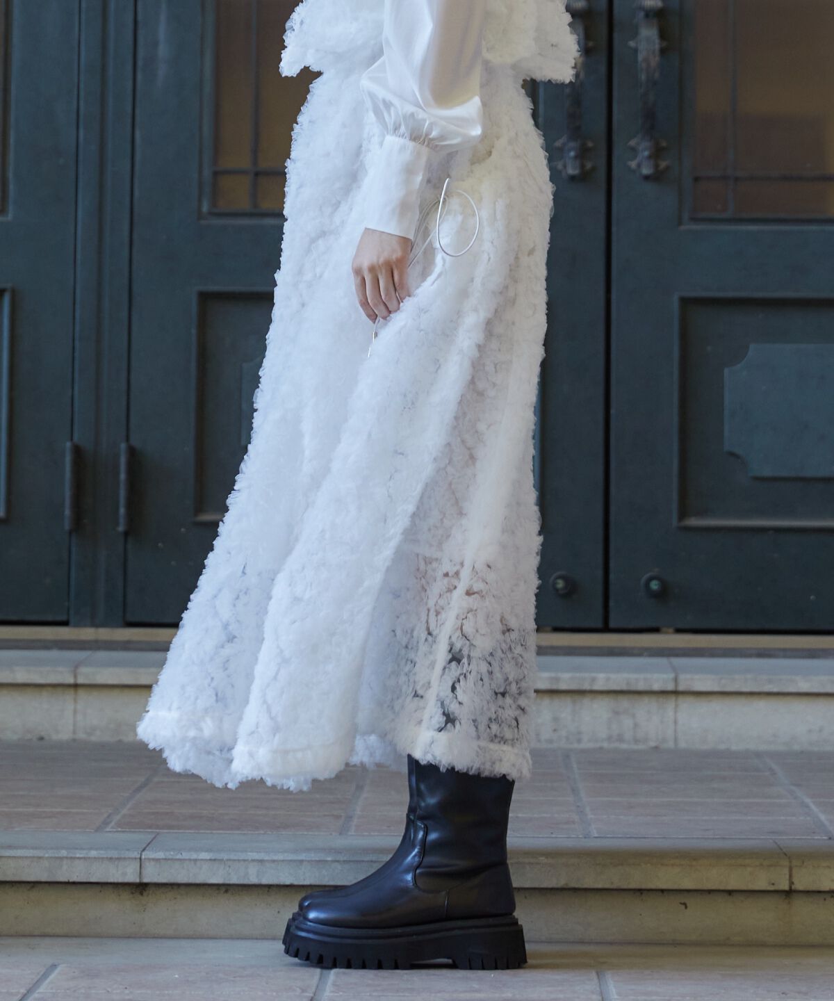 REDYAZEL「チュールボリュームスカート」|フレア|