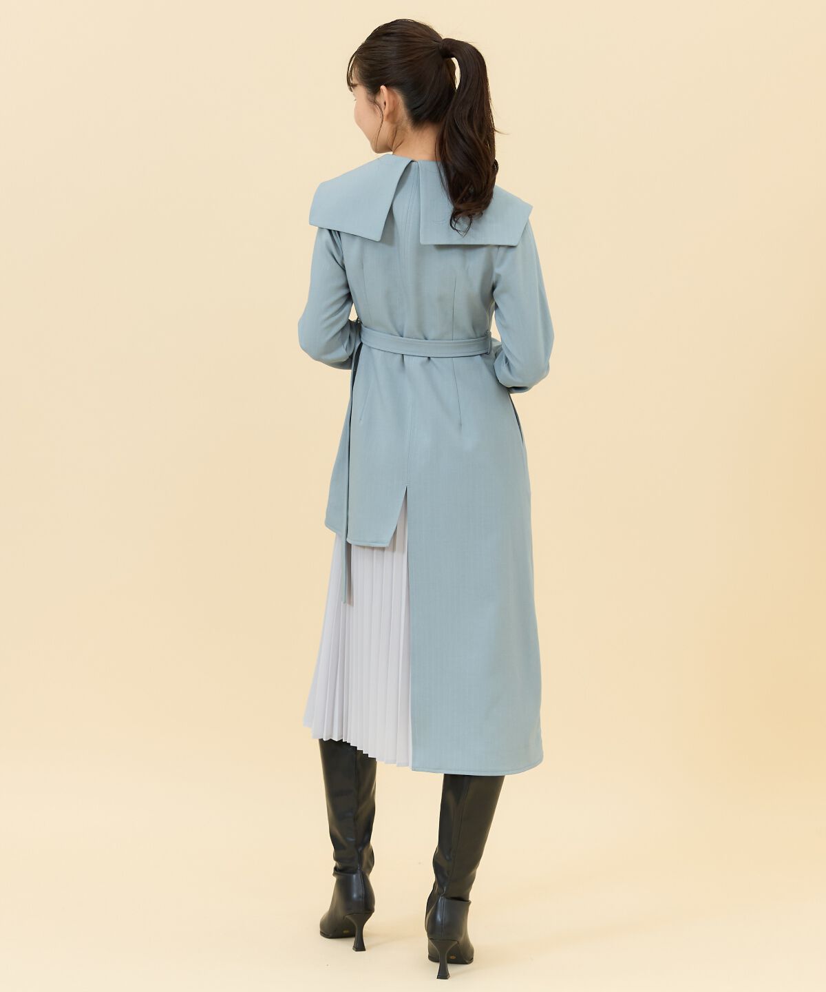 REDYAZEL「アシメデザインセーラープリーツワンピース」|ワンピース|