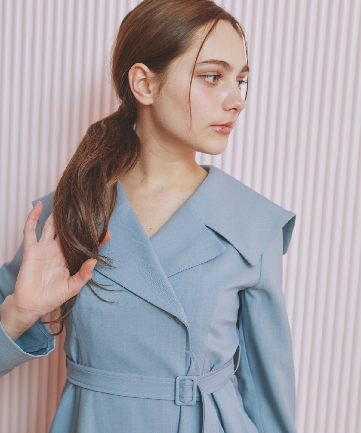 REDYAZEL「アシメデザインセーラープリーツワンピース」|ワンピース|