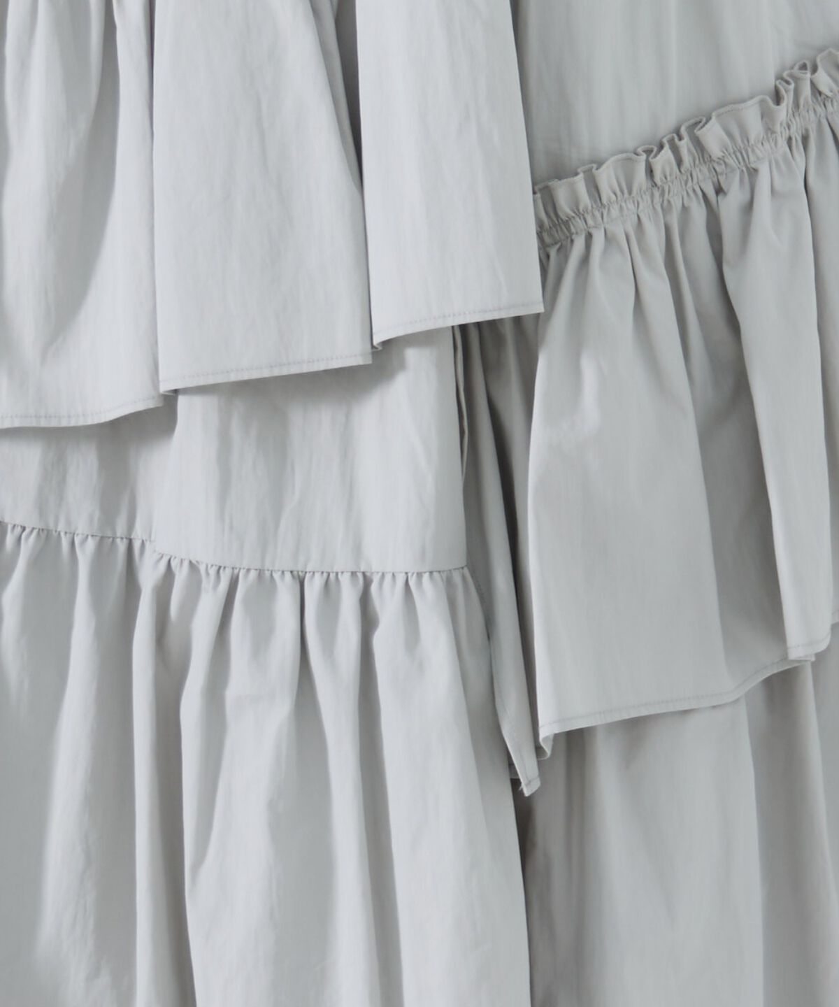 REDYAZEL「アシメティアードボリュームスカート」|フレア|