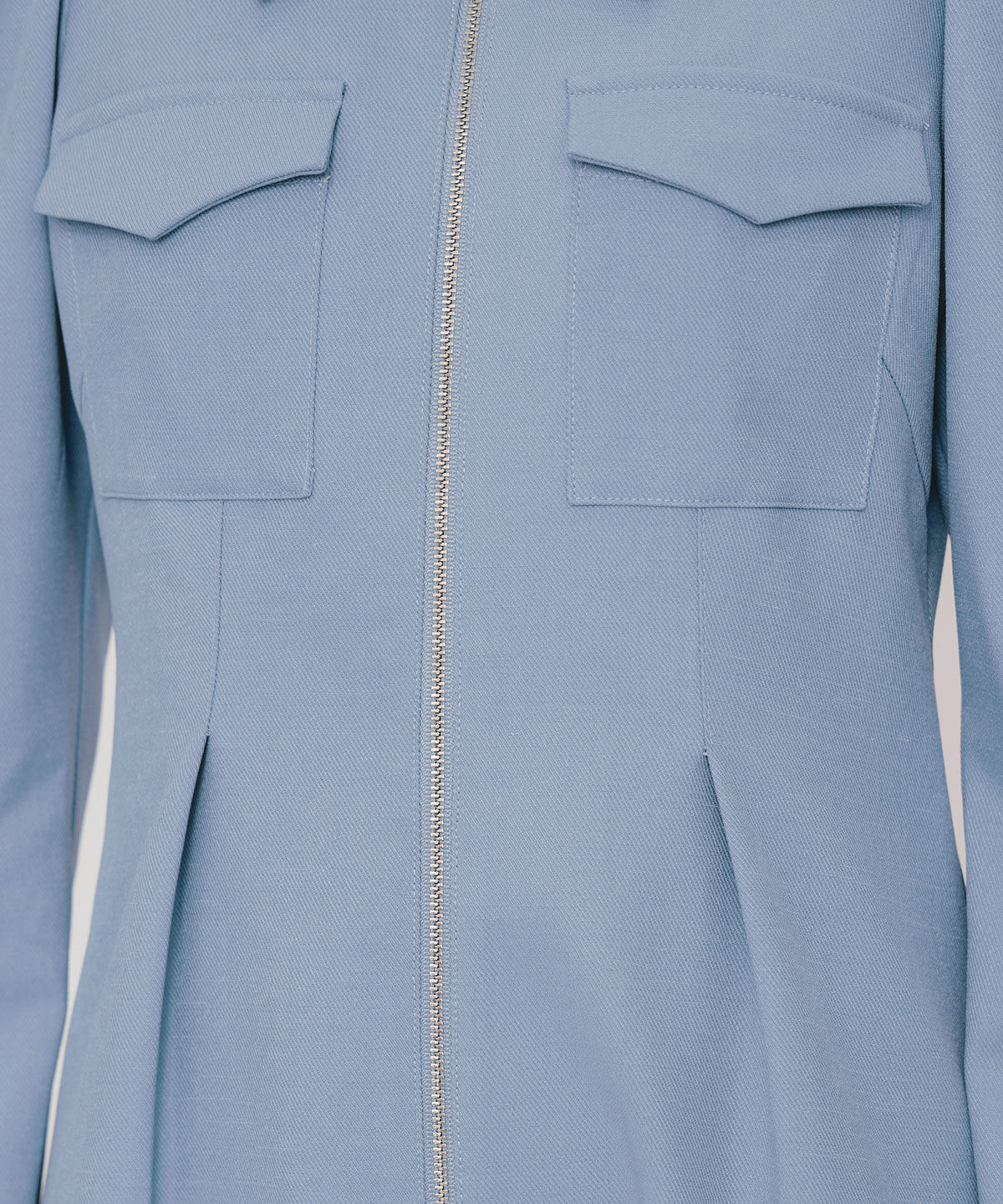 REDYAZEL「フロントZIPバイカラーロングワンピース」|ワンピース|