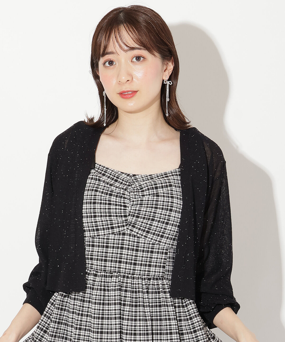 WILLSELECTION「スパンコールボレロ」|カーディガン|