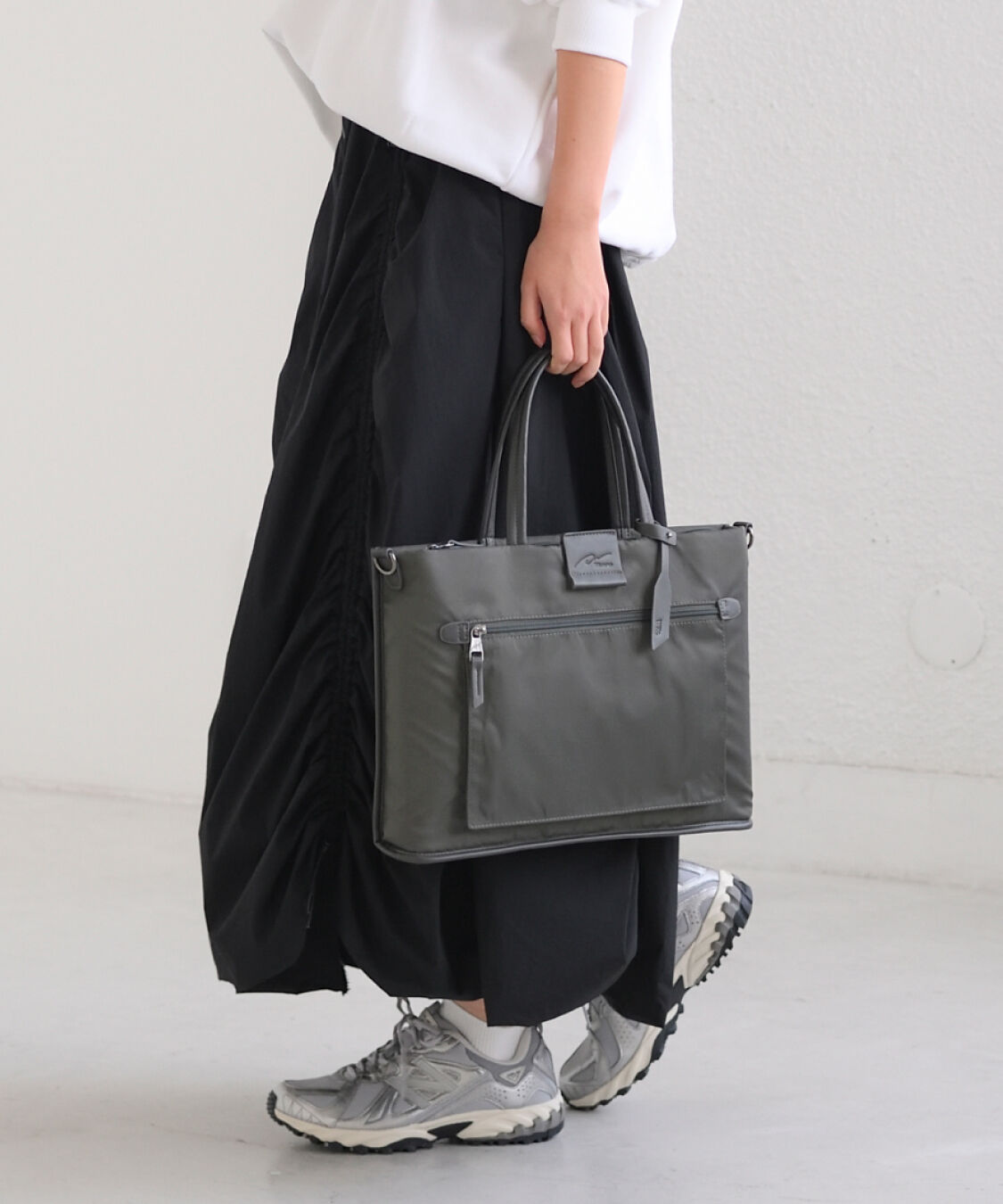 W&.Day/Night「W&.Day/Night スック サポートバッグ PCバッグ 13.3インチPC A4 15182」|トートバッグ|ダークグレー