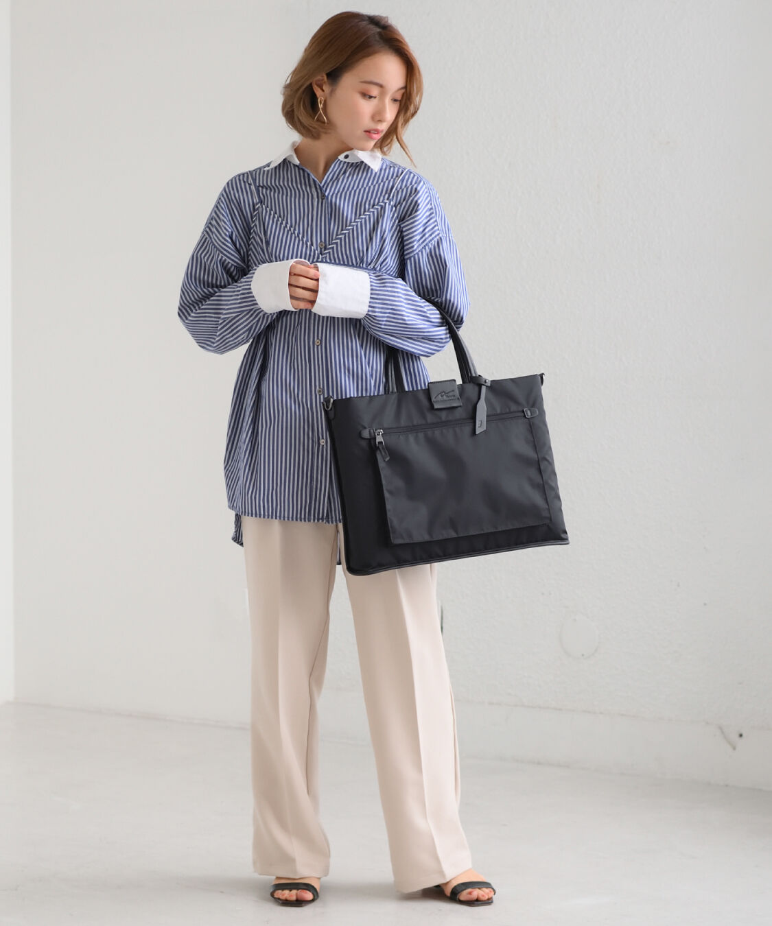 W&.Day/Night「W&.Day/Night スック サポートバッグ PCバッグ 15.6インチPC B4 15183」|トートバッグ|