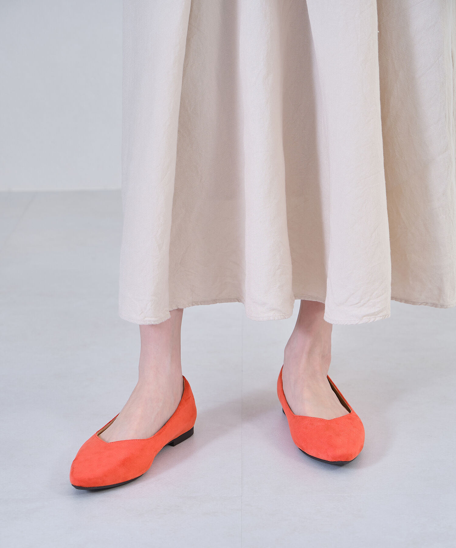 ORiental TRaffic「【跳べるパンプス/シリーズ累計150万足突破】ポインテッドトゥフラット/R-3205」|パンプス|