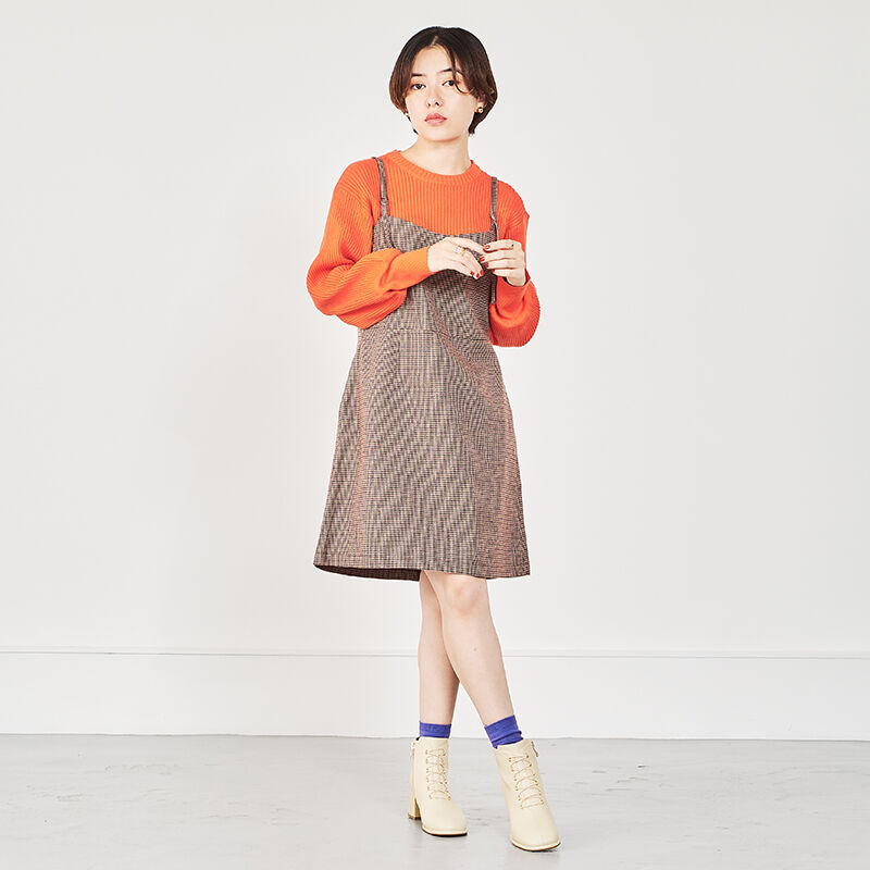 ORiental TRaffic「【EC限定】オーバーヒールレースアップブーツ/25404」|ショートブーツ|