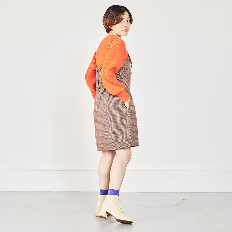 ORiental TRaffic「【EC限定】オーバーヒールレースアップブーツ/25404」|ショートブーツ|