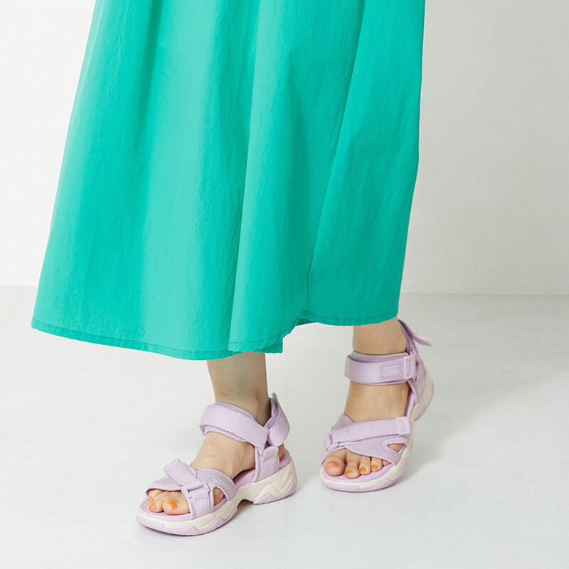 ORiental TRaffic「【アウトレット価格】クロスベルトスポーツサンダル/OT3209 スポサン 売れてる 人気 トレンド」|サンダル|