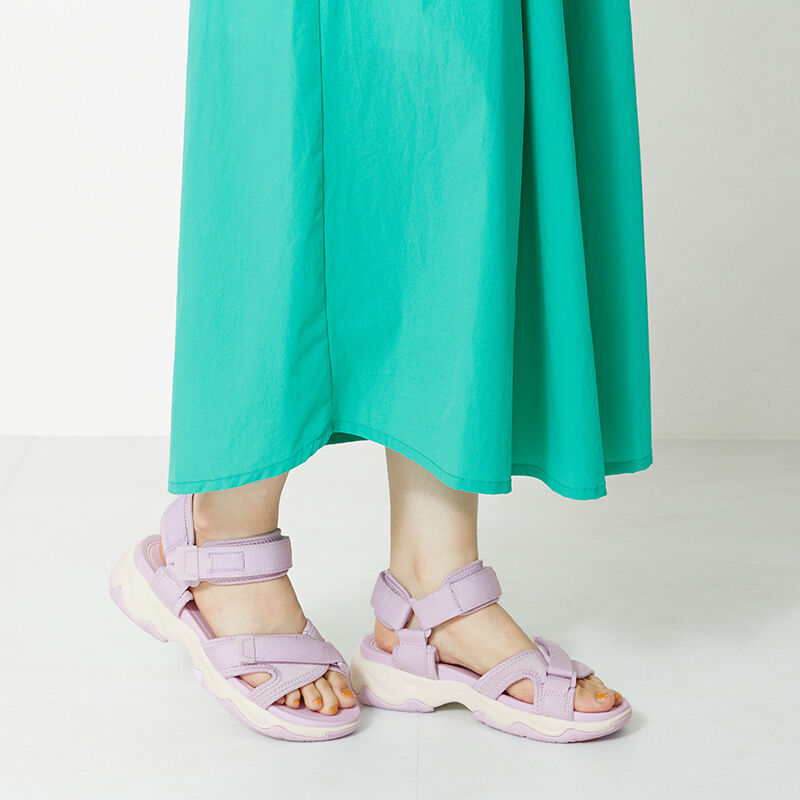 ORiental TRaffic「【アウトレット価格】クロスベルトスポーツサンダル/OT3209 スポサン 売れてる 人気 トレンド」|サンダル|