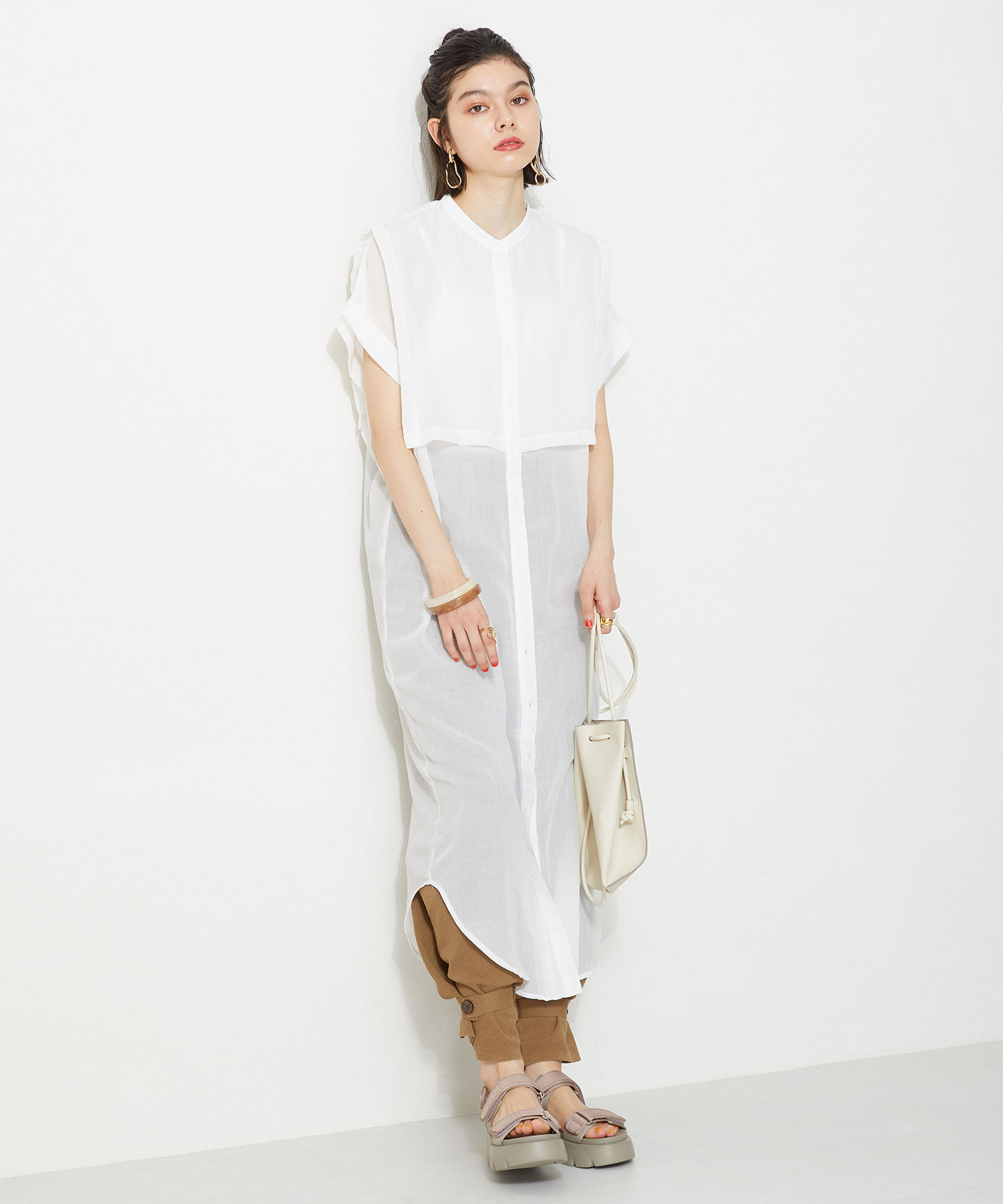 ORiental TRaffic「【アウトレット価格】厚底ナイロンベルトスポーツサンダル/OT3212 サンダル 厚底 スポサン 人気」|サンダル|