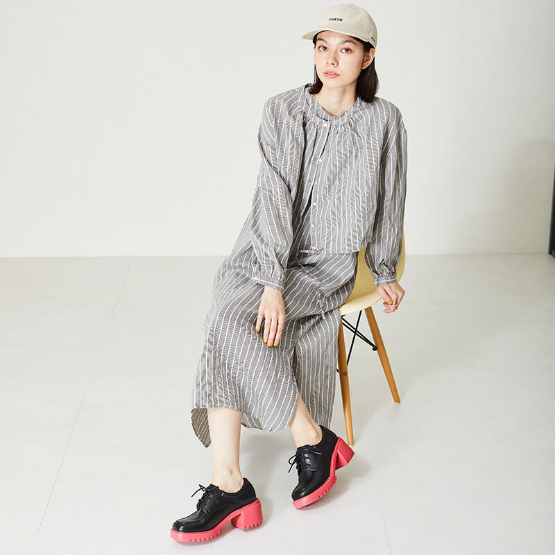 ORiental TRaffic「カラーソール厚底レースアップシューズ/41103」|パンプス|