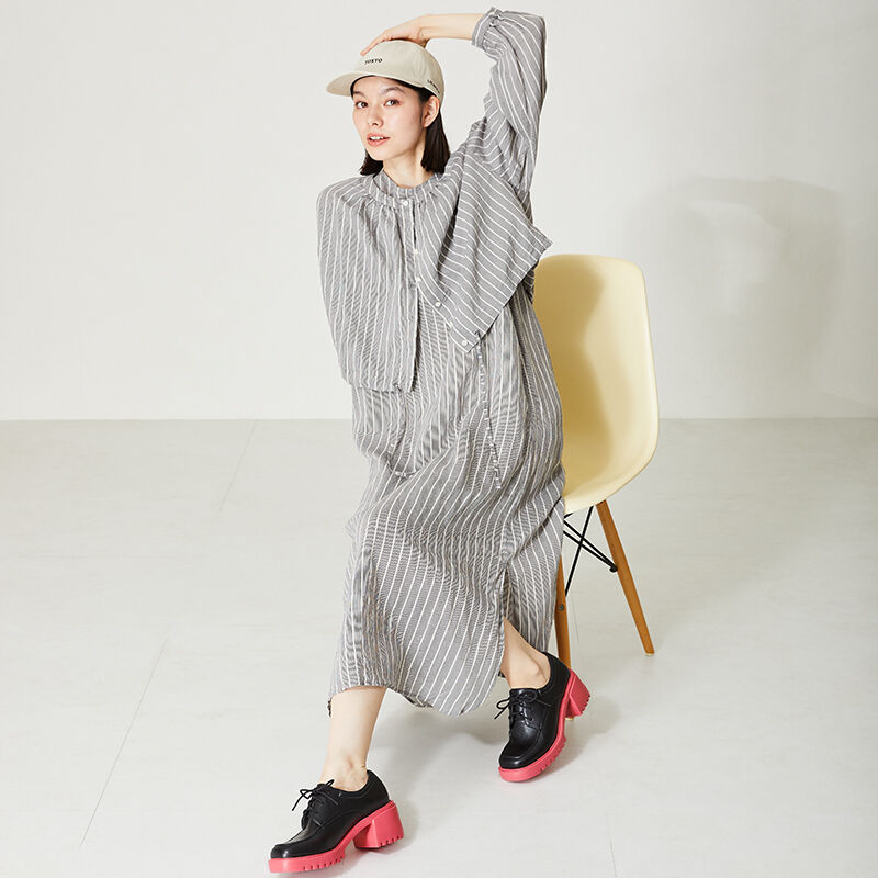 ORiental TRaffic「カラーソール厚底レースアップシューズ/41103」|パンプス|