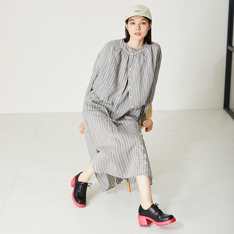 ORiental TRaffic「カラーソール厚底レースアップシューズ/41103」|パンプス|