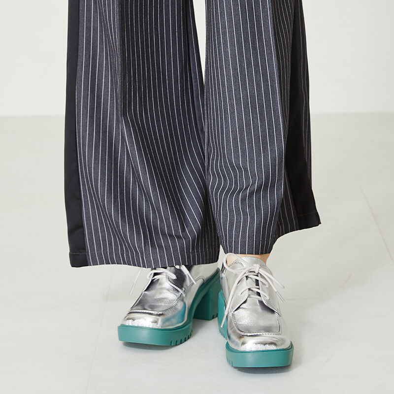 ORiental TRaffic「カラーソール厚底レースアップシューズ/41103」|パンプス|