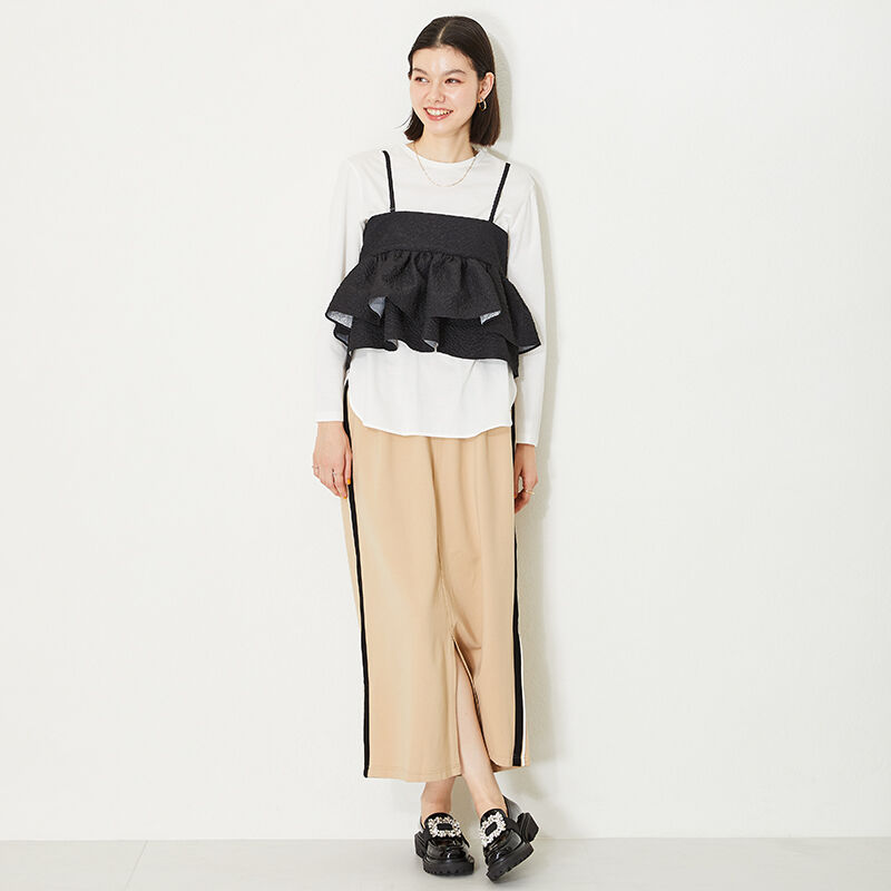 ORiental TRaffic「ビジューストラップ厚底シューズ/41118」|パンプス|