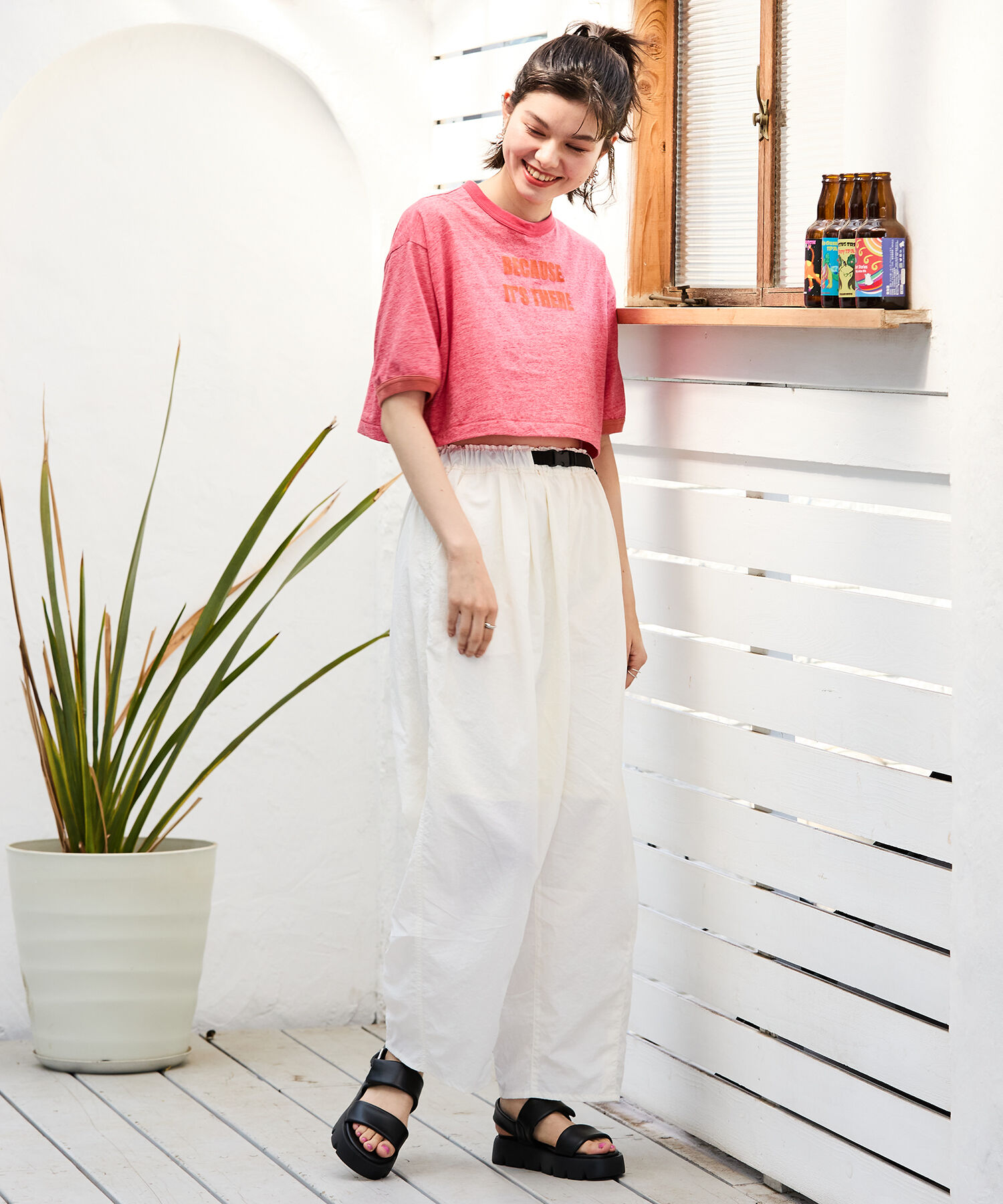 ORiental TRaffic「パデットダブルベルト厚底サンダル/41204」|サンダル|