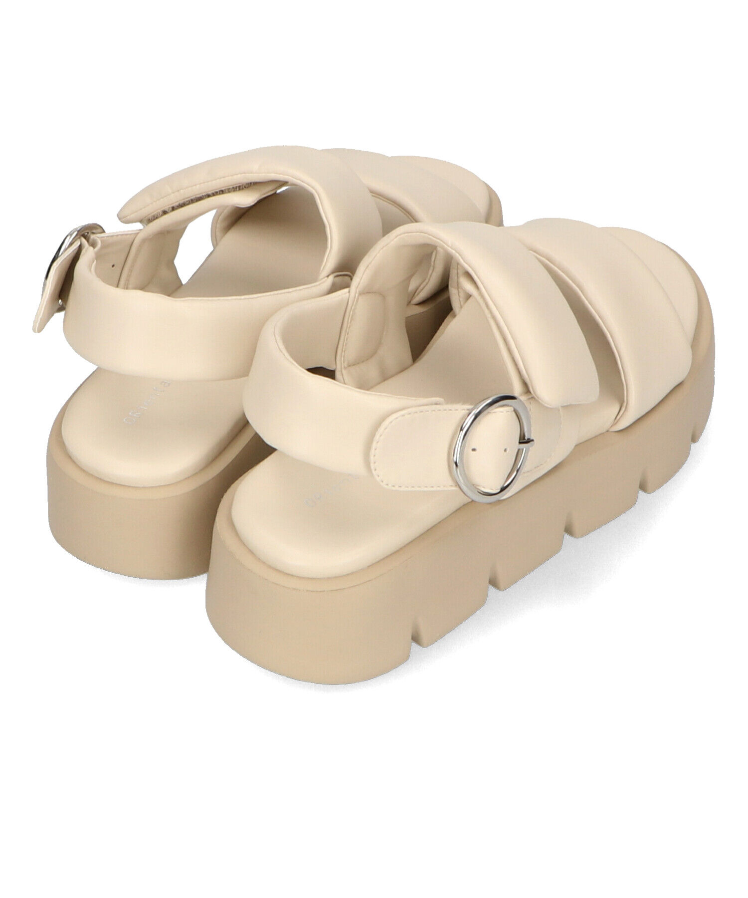 ORiental TRaffic「パデットダブルベルト厚底サンダル/41204」|サンダル|