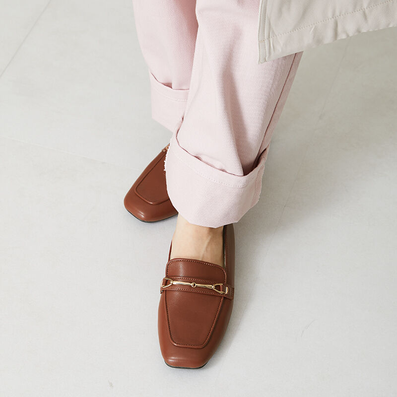 WA Oriental TRaffic「【アウトレット価格】スクエアトゥビットモチーフローファー/42108」|ローファー|