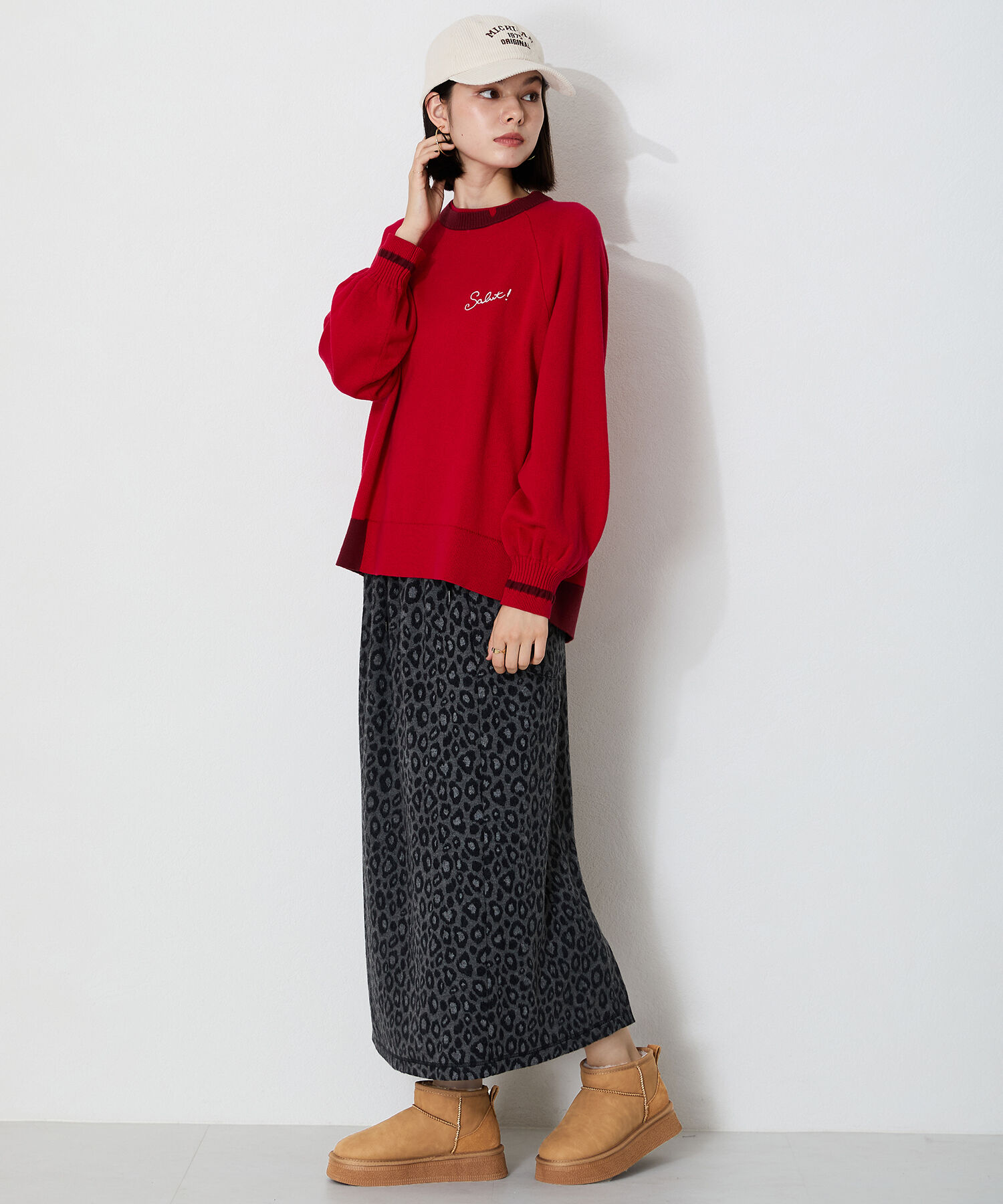 ORiental TRaffic「【 厚底 】フレアソール ムートン ショート ブーツ/41426 防寒」|ショートブーツ|