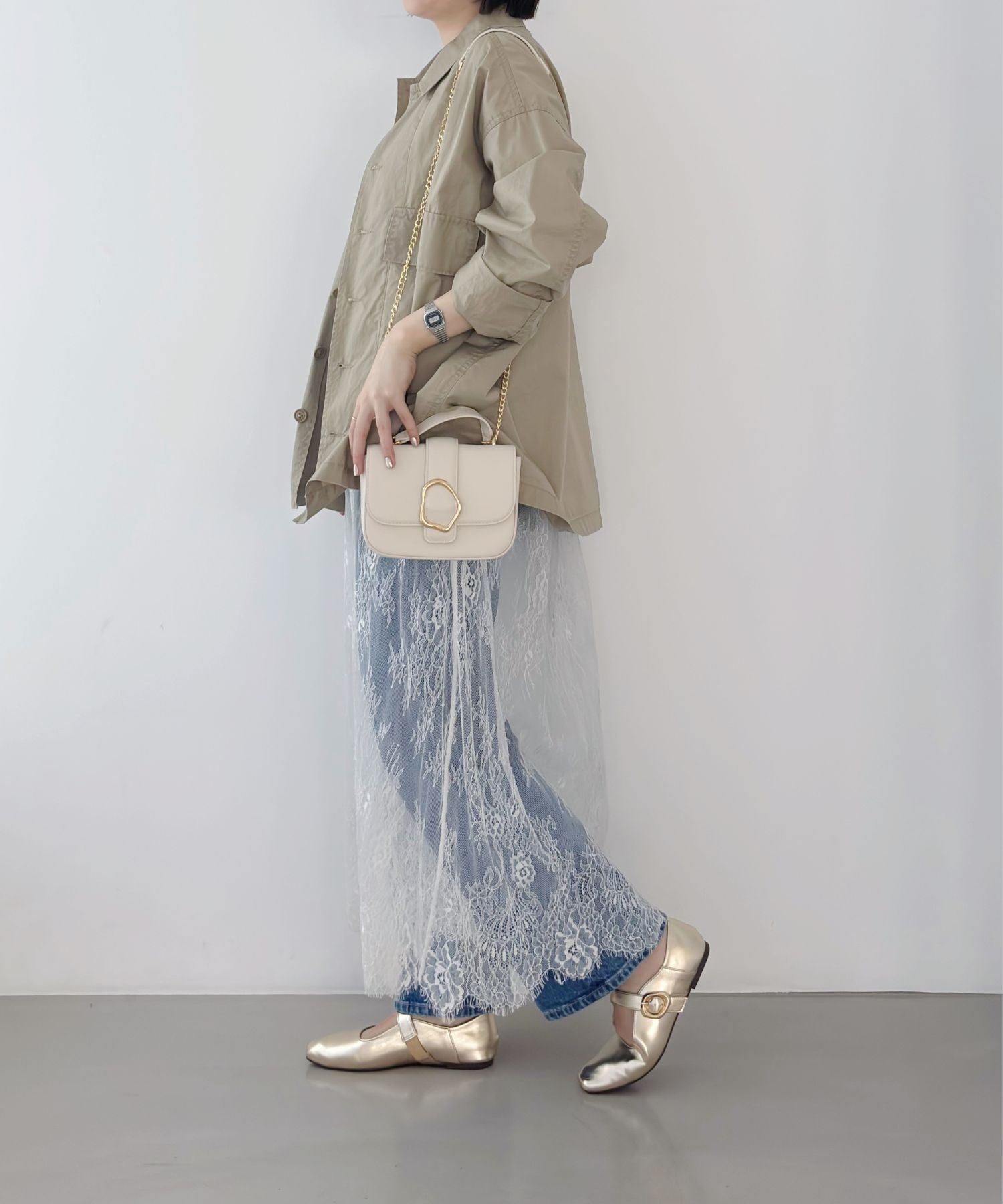 WA Oriental TRaffic「柔らか ストラップ フラット パンプス /52104 フィット クッション」|パンプス|