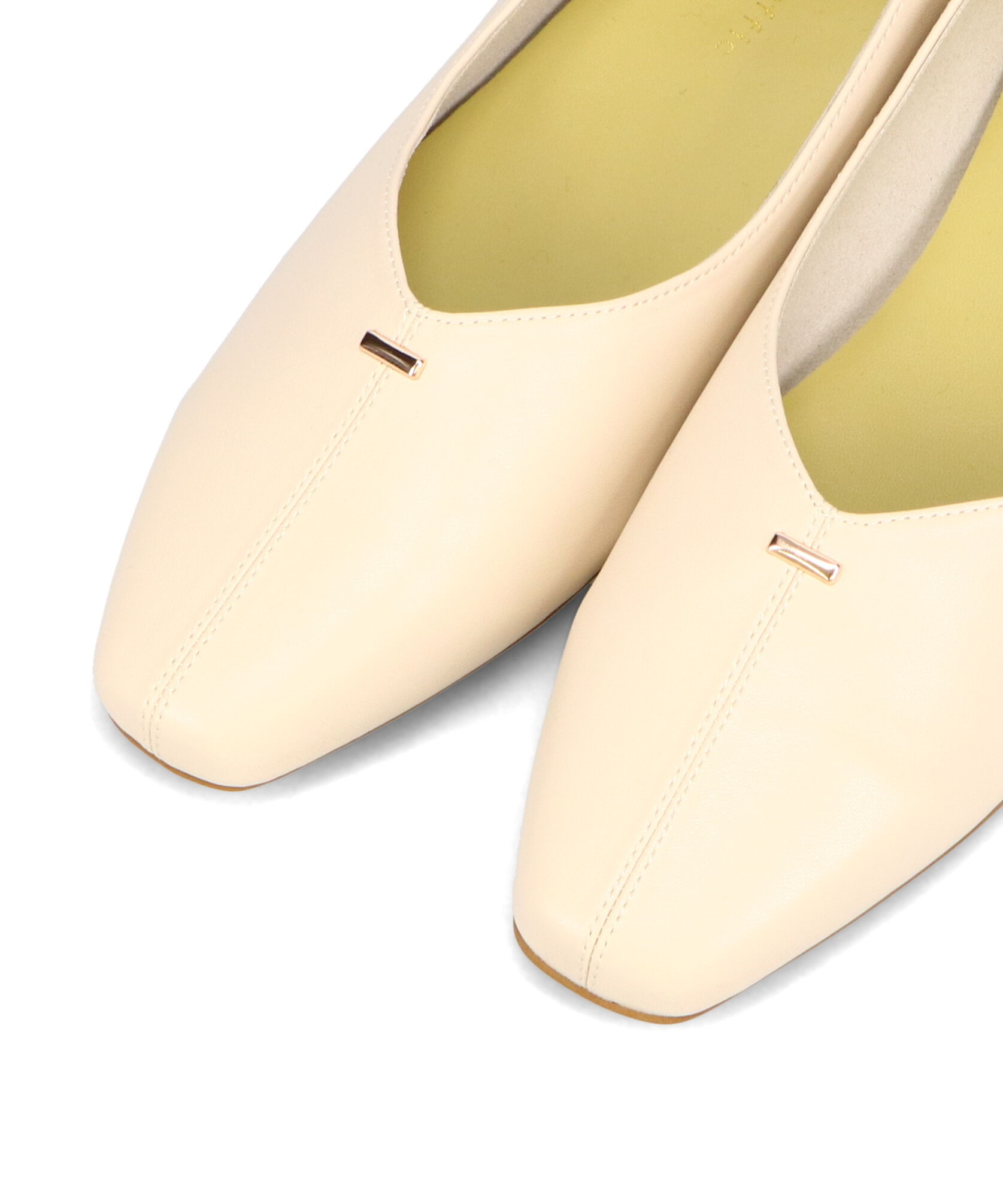 ORiental TRaffic「ゴールドパーツ Vカット バブーシュ /51112 パンプス 通勤靴 柔らかい」|パンプス|