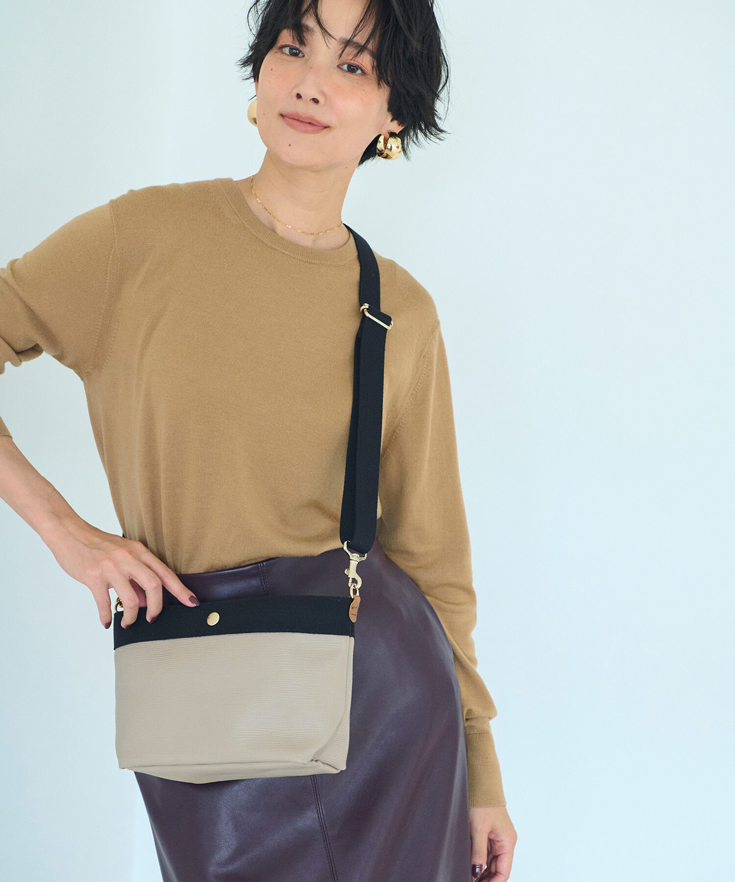 TOPKAPI BREATH「【VERY 10月号掲載】RIPPLE リプル ミニショルダー バッグ」|ショルダー・メッセンジャー|トープ