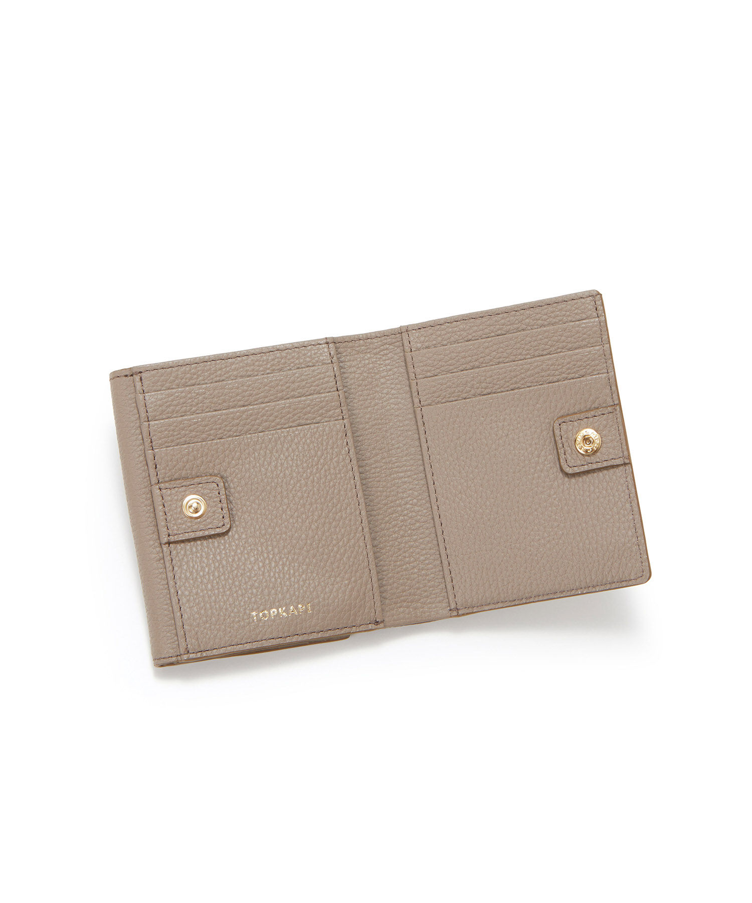 TOPKAPI 「【TOPKAPI】 gemdrops ジェムドロップ ミニエンボスレザー 天然石 二つ折り 財布 」|財布|