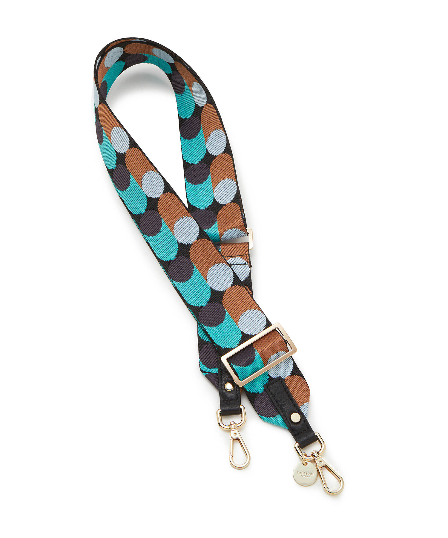 TOPKAPI TREASURE「【TREASURE TOPKAPI】オリジナル ショルダーベルト 50mm 」|ストラップ|ターコイズブルー