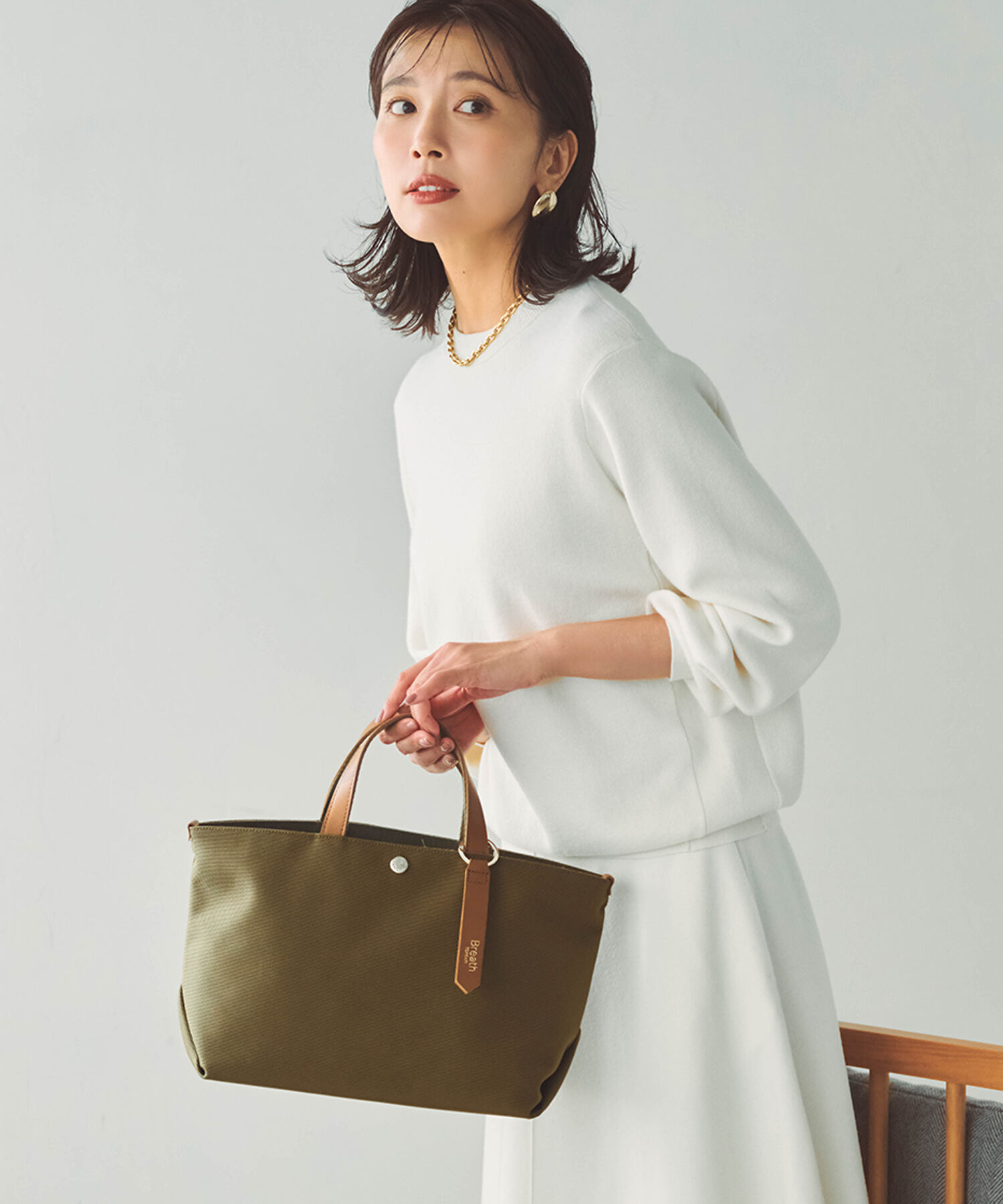 TOPKAPI BREATH「【新色追加】【Breath TOPKAPI】Aerial エアリアル ナイロン カラーストラップ付き トートバッグ /軽量」|トートバッグ|