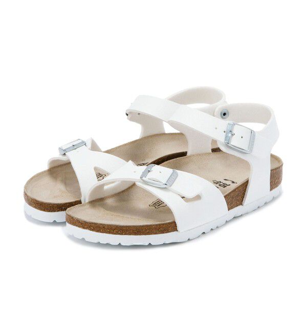 BIRKENSTOCK「【ビルケンシュトック】リオ/ホワイト ビルコフロー/サンダル レディース/RIO」|サンダル|ホワイト