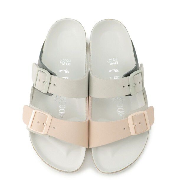 BIRKENSTOCK「【ビルケンシュトック】アリゾナスプリット/ミネラル ライトローズ スエード/サンダル レディース」|サンダル|