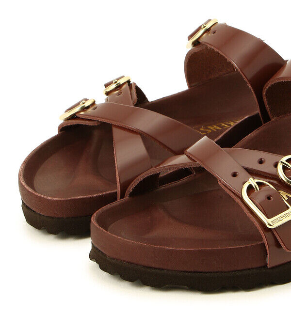 BIRKENSTOCK「【ビルケンシュトック】フランカ エクスクィジット/パテントチョコ/サンダル レディース」|サンダル|