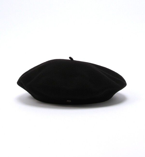 LAULHERE「【ロレール】カンパン 10型/ブラック ウール/ベレー メンズ レディース/CAMPAN」|ハンチング・ベレー帽|