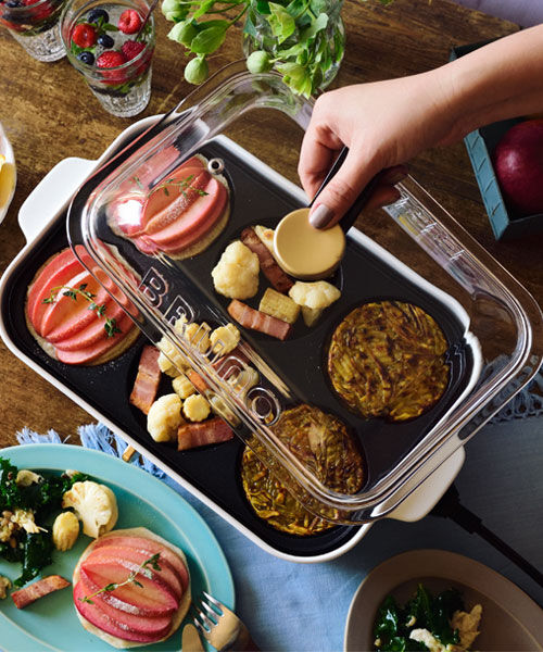 BRUNO「コンパクトホットプレート用グラスリッド」|食器・キッチングッズ|