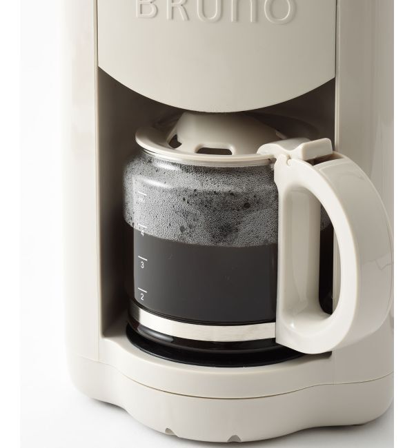 BRUNO「コンパクトミル付きコーヒーメーカー」|電化製品|